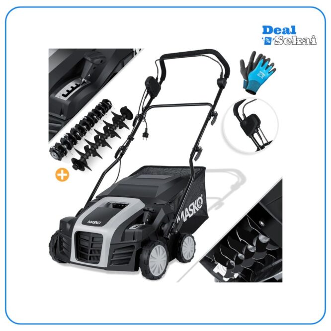 MASKO® - Elektro 2in1 Vertikutierer Rasenlüfter 1800 Watt
