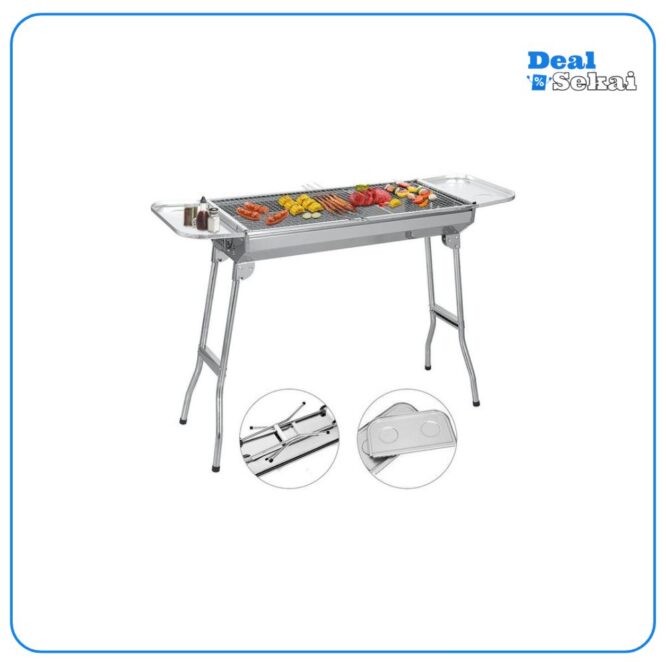 SunJas Holzkohlegrill CA-12 mit 2 Stück Grillrost
