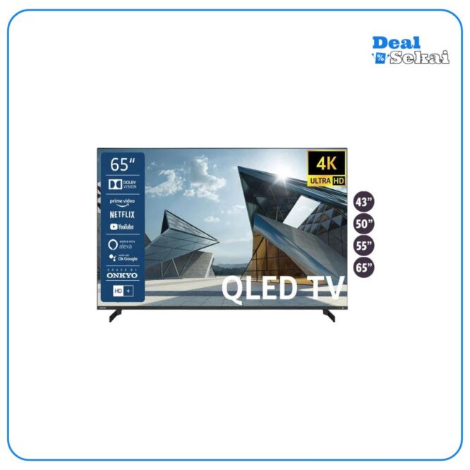 TOSHIBA QLED Fernseher Smart TV 4K UHD