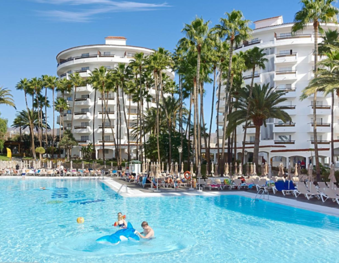 Playa del Ingles, Gran Canaria, Spanien