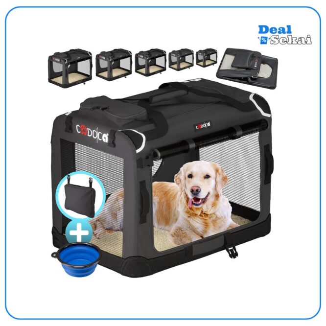 CADOCA® Hundebox XL 82x56x58cm faltbar