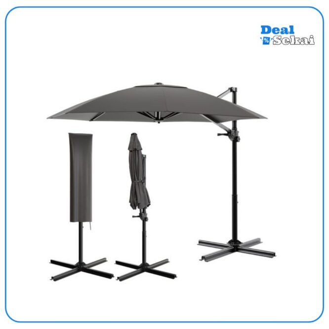 HOMALL Gartenschirm 270/300cm