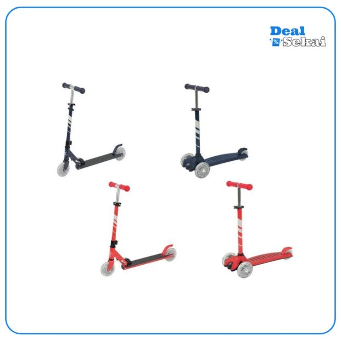 Playtive Scooter / Tri-Scooter, mit LED-Rollen