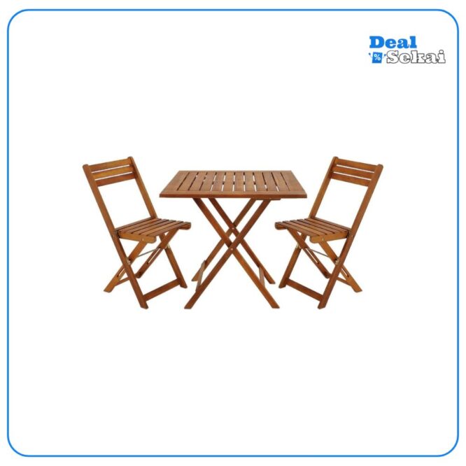 CASARIA® Balkon Set 2 Personen Wetterfest Vollmontiert