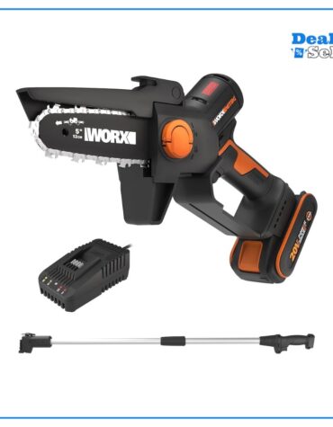 WORX NITRO Mini Kettensäge mit Akku 5 Zoll