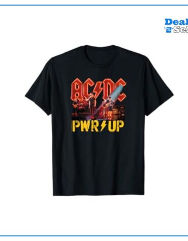 AC/DC Rock Music Band PWRUP Stage Lights T-Shirt