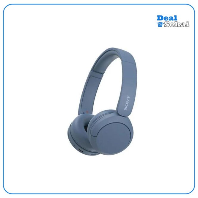 SONY WH-CH520, On-ear Kopfhörer Bluetooth Blue
