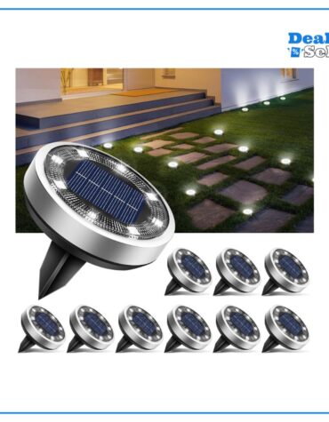 btfarm 10 Stück Solar Bodenleuchten Aussen