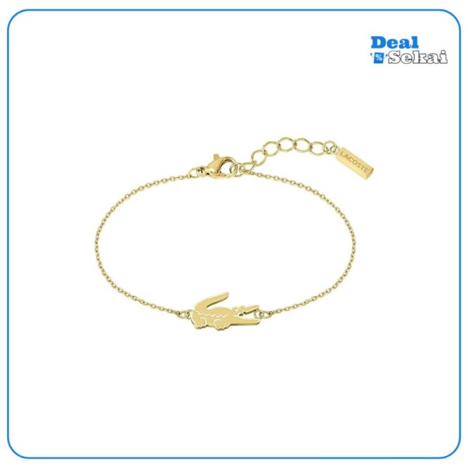 Lacoste Gliederarmband für Damen Kollektion CROCODILE