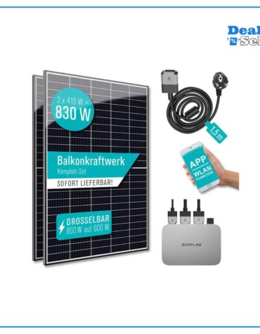 Balkonkraftwerk 830 W / 800W drosselbar