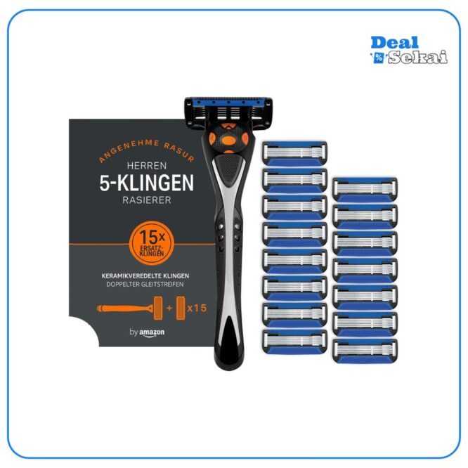 Amazon Herrenrasierer mit 5 Klingen