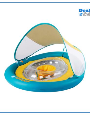 EDWEKIN® Einzigartiger Baby Schwimmsitz mit abnehmbarem Sonnendach