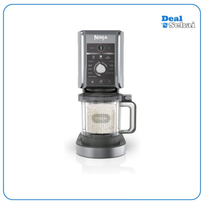Ninja CREAMi Deluxe Eismaschine mit 3 Behältern