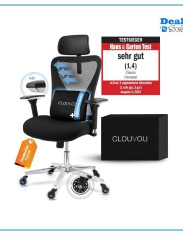 CLOUVOU CleverSeat Bürostuhl Ergonomisch