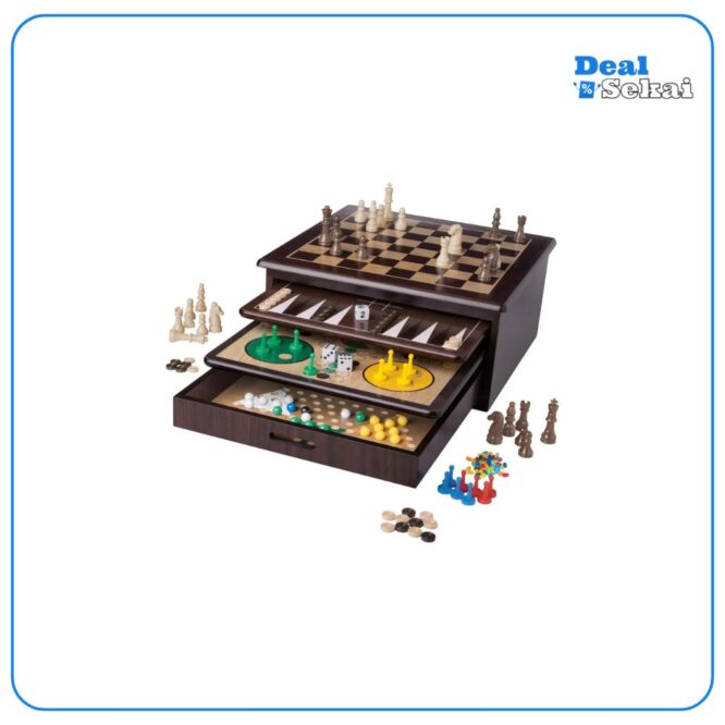 Playtive Holz 10-in-1 Spielesammlung