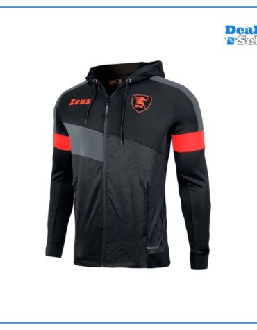 US Salernitana 1919 Zeus Kapuzen Sweatjacke schwarz