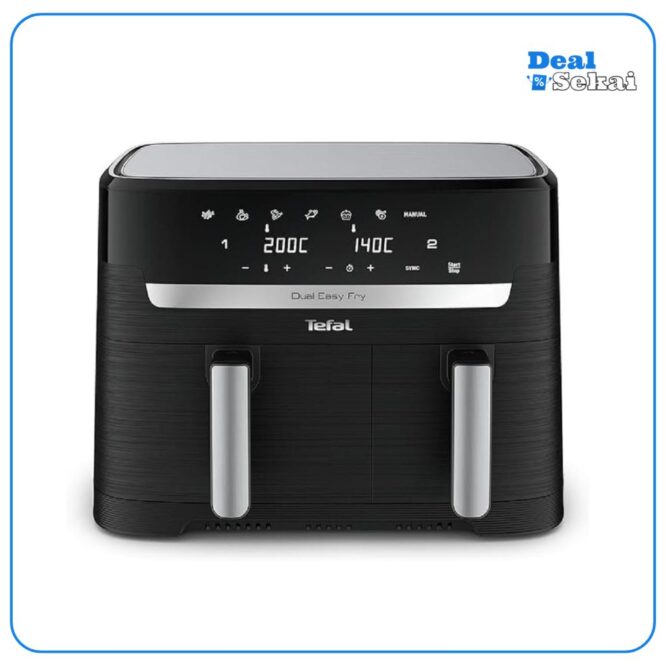 Tefal EY9018 Dual Easy Fry Doppelkammer