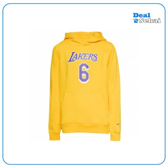 LA Lakers Nike NBA #6 James Basketball Kinder Hoodie