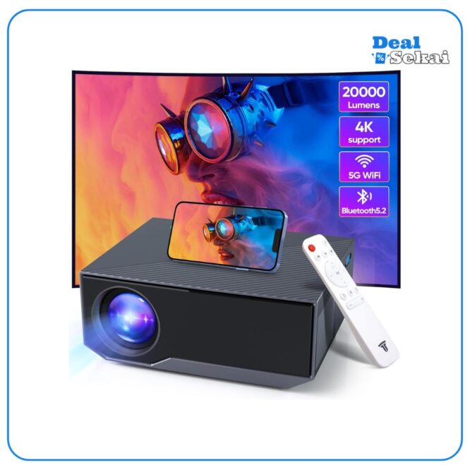 ZDK Mini Beamer 4K Unterstützt