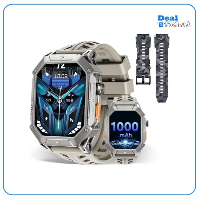 OUKITEL Smartwatch Herren BT80