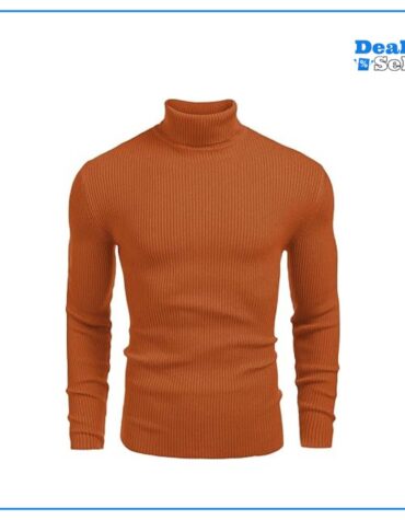 COOFANDY Herren Rollkragen Pullover