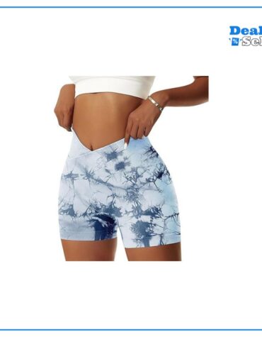 Vertvie Damen Gym Shorts V Cross