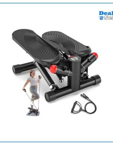 VANNECT 2-in-1 Stepper für Zuhause mit Power Ropes