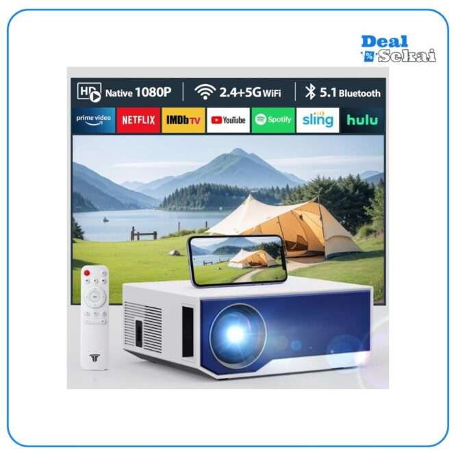 ZDK Neuer Beamer 2024 Full HD 1080P,4K