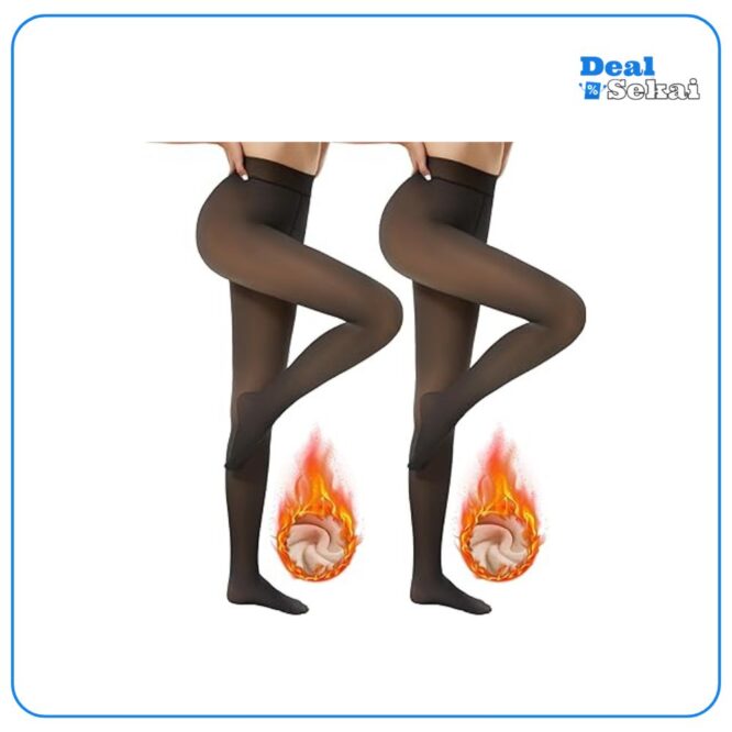 DDOBB 2er Pack Thermo Strumpfhose