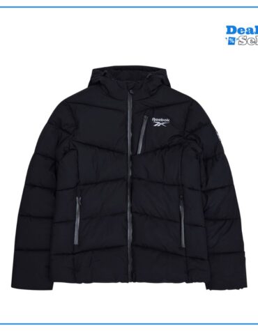 Reebok Stretch Puffer Herren Winterjacke schwarz