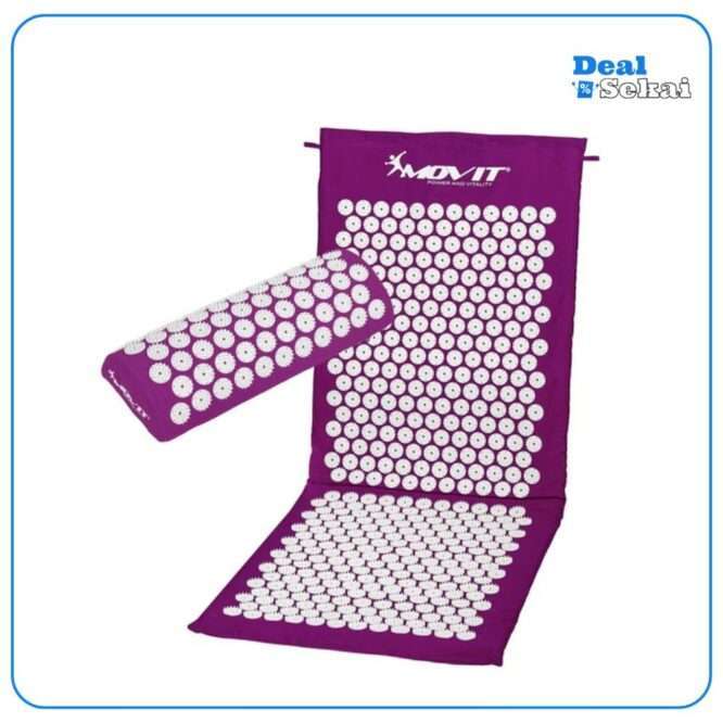 MOVIT Akupressur-Set – Matte & Kissen aus Baumwolle