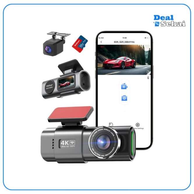 WiFi Dashcam Auto Vorne Hinten