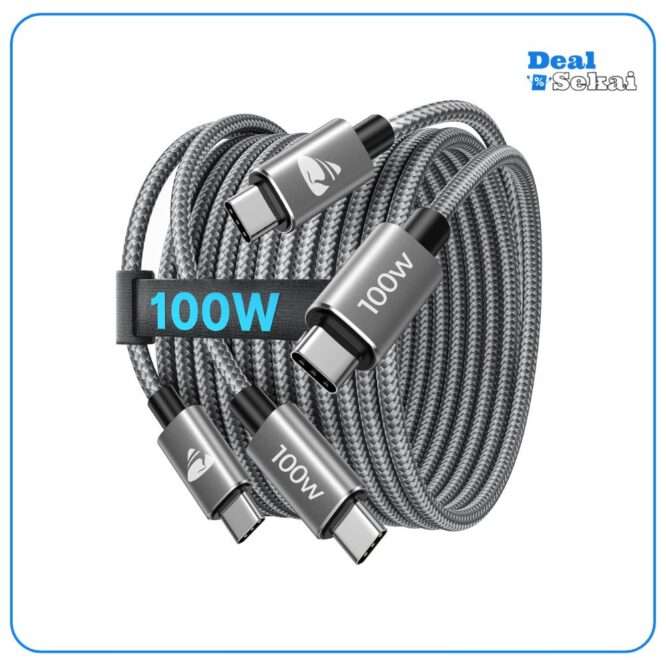 USB C auf USB C Kabel [ 2Stück 2M+2M ]