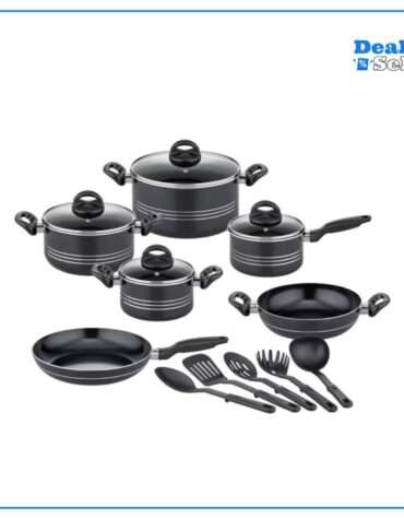 GSW Topf-Set Milano Nero 15-tlg.