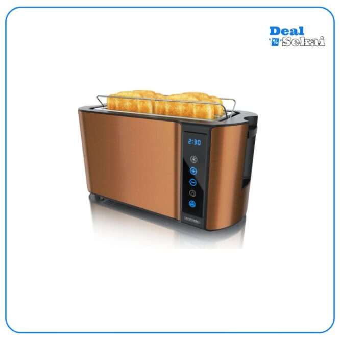 Arendo Langschlitz-Toaster für 4 Scheiben