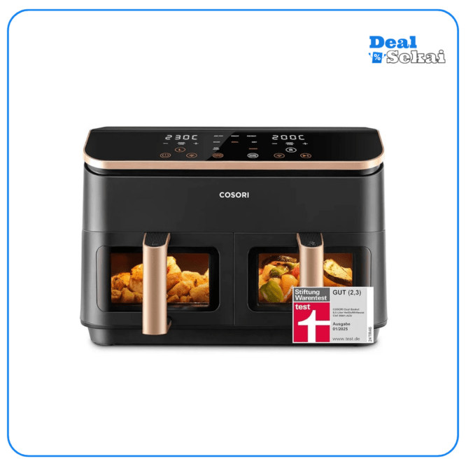 COSORI Heißluftfritteuse 2 Kammern