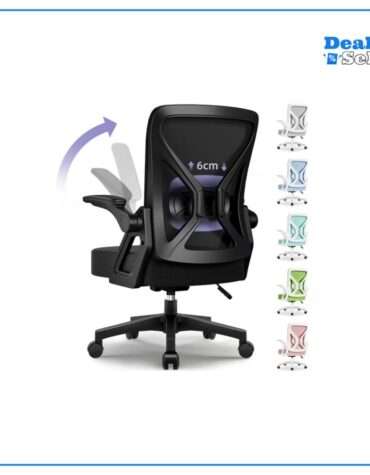 HIAZURM Ergonomischer Bürostuhl Schwarz