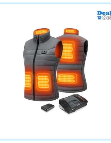 Gokozy Beheizbare Weste Damen mit Powerbank
