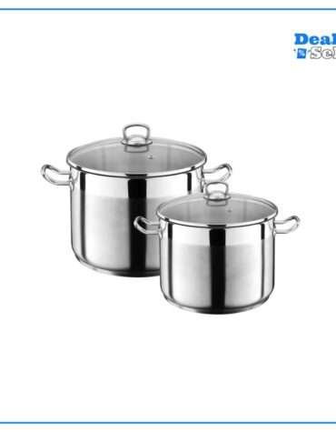 GSW Jumbotopf „Profi“ Edelstahl mit Glasdeckel