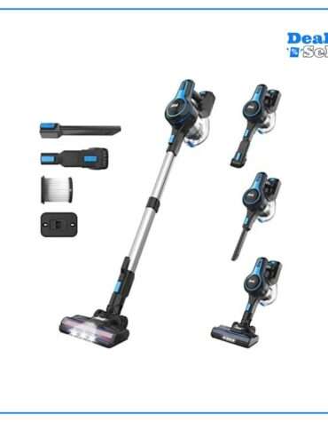 INSE N5 Laufzeit bis zu 55 Min., Stielsauger, Akkubetrieb Akku-Stielstaubsauger, Batteriebetrieb, 250 Watt