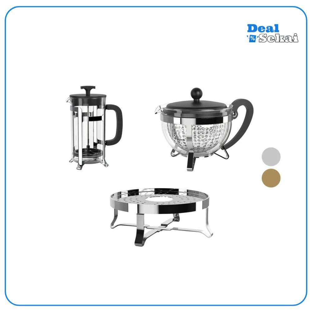 BODUM Kaffee- & Teebereiter mit Stövchen