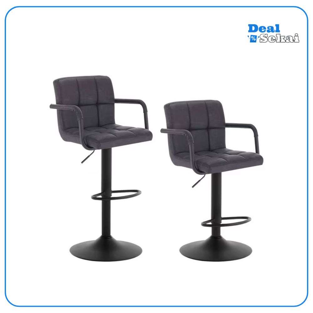 WOLTU Barhocker 2er-Set – Höhenverstellbar