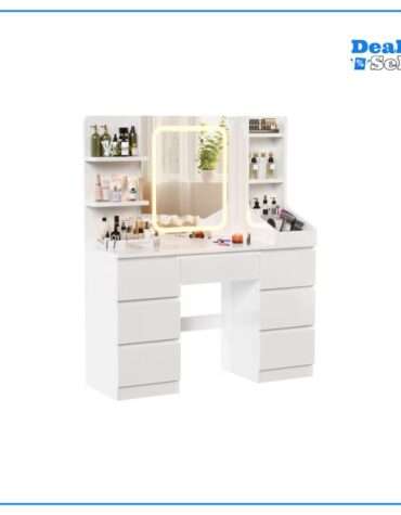 HOMALL Schminktisch mit Spiegel & LED