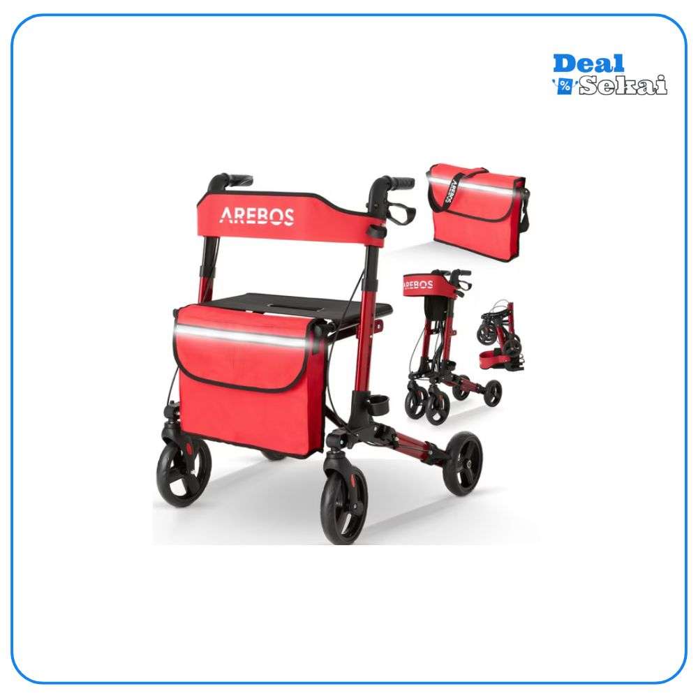 AREBOS Rollator Aluminium