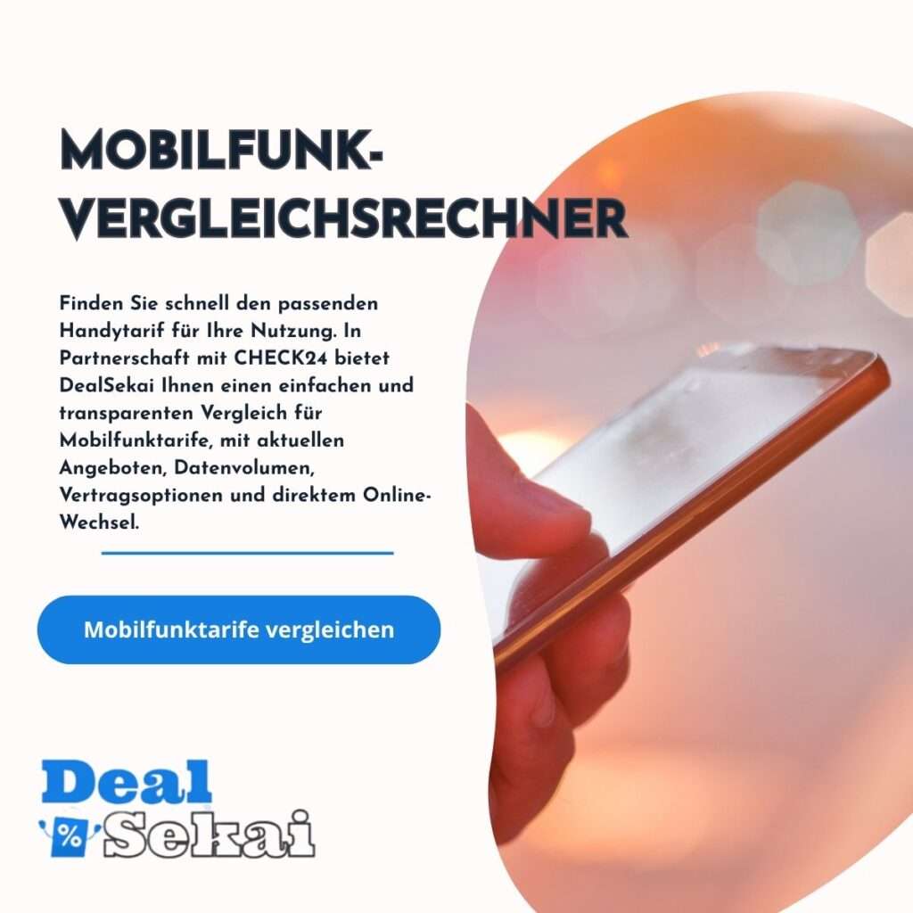 Mobilfunktarife vergleichen - dealsekai