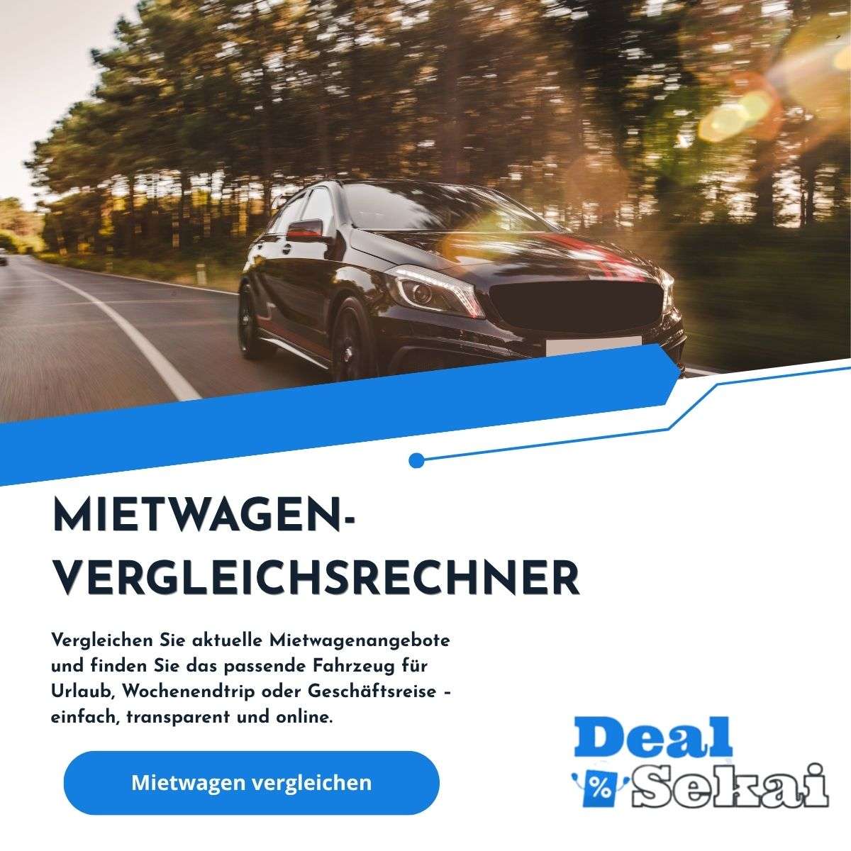 Mietwagen vergleichen -Dealsekai