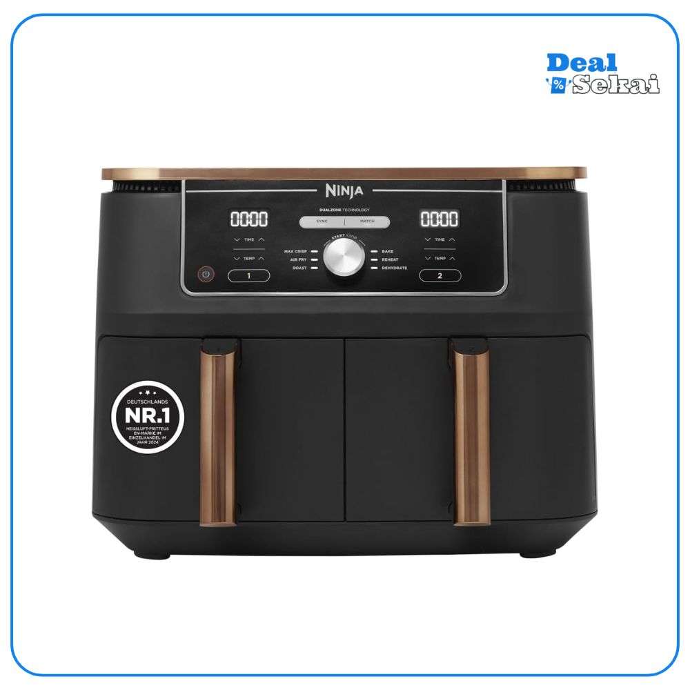 Ninja Foodi MAX Dual Zone Hot Air Fryer, 9.5 L Airfryer - angebote - dealsekai