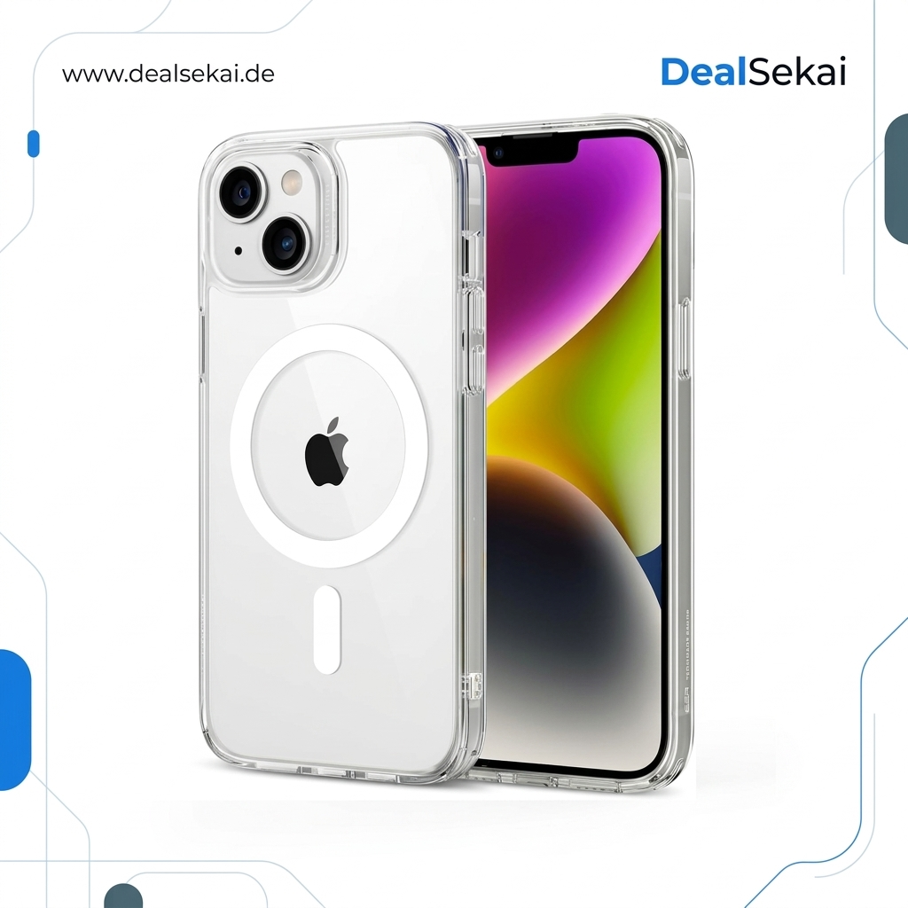 ESR für iPhone 14 Plus Hülle für MagSafe, Vergilbungsschutz, Klar