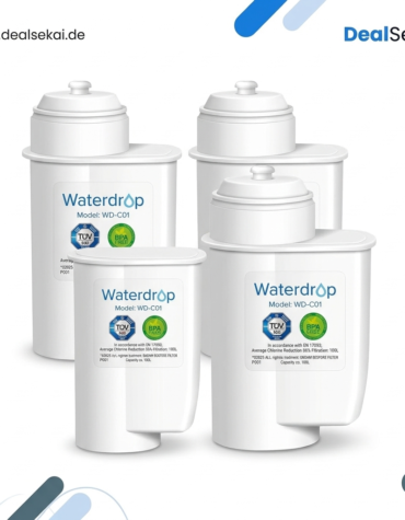Waterdrop Wasserfilter Ersatz für Siemens® EQ Series, EQ6 Plus, 4 Stück